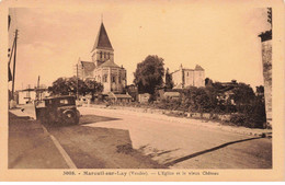 85 - MAREUIL SUR LAY - S02407 - L'Eglise Et Le Vieux Château - Automobile - L3 - Mareuil Sur Lay Dissais