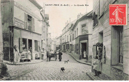 95 - SAINT PRIX - S02494 - La Grande Rue - Moto Naphta - Attelage - L2 - Saint-Prix