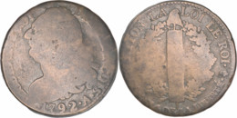 France - 1792 - Louis XVI - 2 Sols Au Faisceau Type FRANCOIS - Paris (A) - 19g.-33mm - 12-009|FGB5 - 1792-1975 Convention (An II – An IV)