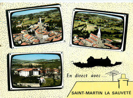 St Martin La Sauveté * Souvenir Du Village * Cp 3 Vues - Other & Unclassified