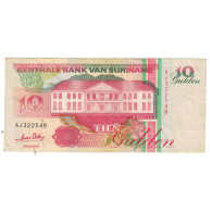 Billet, Suriname, 10 Gulden, 1996, 1996-12-01, KM:137b, TTB - Suriname
