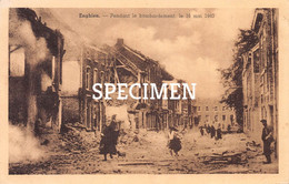 Pendant Le Bombardement 1940  - Enghien - Edingen