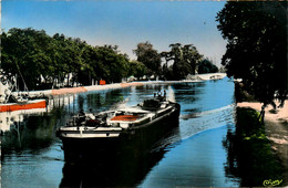 Castelsarrasin * Le Bassin Du Canal * Péniche Batellerie - Castelsarrasin