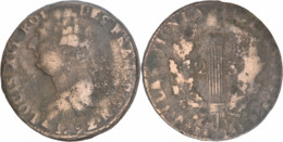 France - 1792 - Louis XVI - 2 Sols Au Faisceau Type FRANCOIS - Orléans (R) - 23g.-33mm - 12-011|FG1B3 - 1792-1975 Convention (An II – An IV)