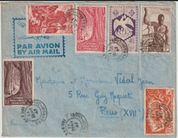 AEF / OUBANGUI-CHARI - 1947 - ENVELOPPE Par AVION De BANGUI => PARIS - Covers & Documents