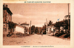 Campsas * Arrivée De La Route De Labastide St Pierre - Altri & Non Classificati