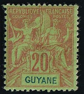 Guyane N°36 - Neuf * Avec Charnière - TB - Ungebraucht