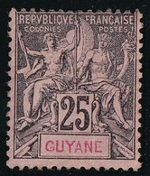 Guyane N°37 - Neuf * Avec Charnière - TB - Ungebraucht