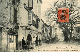 Bruniquel * La Promenade Du Ravelin * Hôtel ROUSSEL * Coiffeur * Villageois - Autres & Non Classés