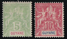 Guyane N°43/44 - Neuf * Avec Charnière - TB - Nuovi