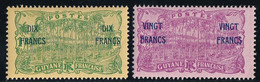 Guyane N°95/96 - Neuf * Avec Charnière - TB - Unused Stamps