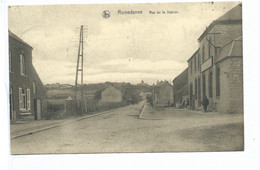 Romedenne Rue De La Station ( Griffe Postale Romdenne Surice ) Philippeville - Philippeville