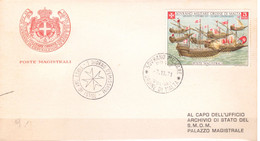 Italia S.M.O.M. 1971 Battaglia Di Lepanto UnN°70 FDC (o) Vedere Scansione - Lotti E Collezioni