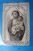 Holy Card  Dentelle Kant  Lace   St.Saint Ange Gardien Bewaar Bescherm Engel  Impr Breval Paris - Andachtsbilder