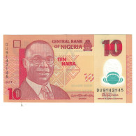 Billet, Nigéria, 10 Naira, 2017, KM:39c, NEUF - Nigeria