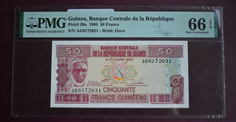 Banknotes Guinea 50 Francs 1985 PMG 66 - Guinea