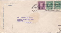 CUBA - HABANA - STORIA POSTALE -  BUSTA VIAGGIATA PER MILANO - ITALIA - Lettres & Documents