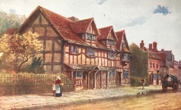 Stratford-on-Avon - Lieu De Naissance De Shakespeare - CPA Illustration Couleur - Stratford Upon Avon