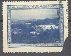 Vinheta Do Sanatório Sousa Martins Guarda  . Vignette  Cinderella Portugal - Unused Stamps