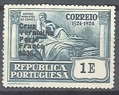 Portugal , 1924 , Cruz Vermelha Portuguesa , Red Cross , Vinheta , Cinderella With 1936 Overprint - Rode Kruis