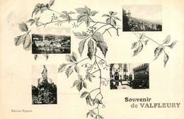 Valfleury * Souvenir Du Village* Cpa 4 Vues - Other & Unclassified