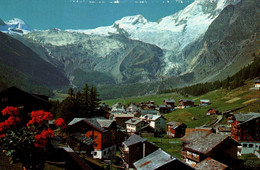 Saas Fee (gegen Fee Gletscher) - Allalinhorn, Alphubel & Täschhorn - Täsch