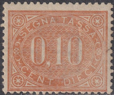 Segnatasse 10 C.bruno Arancio Sass 2 SG(*) Discreta Centratura Cv 5200 - Taxe