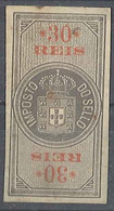 PORTUGAL;   Early Classic Revenue Fine  Mint Imposto De Selo Tax 30 Reis - Nuevos