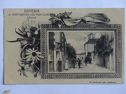 CPA 86 VIENNE - Souvenir De Saint Gervais Les Trois Clochers - - Saint Gervais Les Trois Clochers