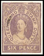 (I.B) Australia - Queensland Revenue : Stamp Duty 6d - Usados