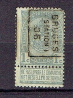 Préo - Voorgestempelde Postzegels 752 B - Bruges Station 1906 Timbre N°53 - Roulettes 1894-99