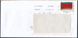 France-IDTimbres - Somme, Coquelicots - YT IDT 7 Sur Lettre Du 17-07-2013 - Briefe U. Dokumente