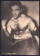 +++ CPA - Sport - BOXE - La Lunette - MARCEL CERDAN - Boxeur   // - Boxe