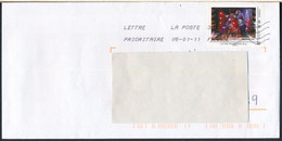 France-IDTimbres - Jazz In Marciac - YT IDT 7 Sur Lettre Du 05-01-2011 - Storia Postale