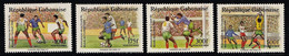 1989 Gabon FIFA World Cup In Italy Set (** / MNH / UMM) - 1990 – Italie