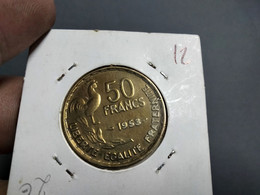 FRANCE 50 FRANCS 1953 KM# 918.1 (G#33-12) - 50 Francs