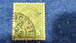 LÜKSEMBURG--5C   RESMİ PUL  DAMGASIZ- - 1906 Guillermo IV