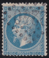 France   .   Y&T  .   22    .     O    .    Oblitéré - 1862 Napoléon III