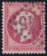 France   .   Y&T  .   24  (2 Scans)      .     O    .    Oblitéré - 1862 Napoleon III