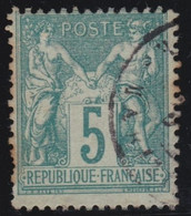 France   .   Y&T  .   64    (2 Scans)     .     O    .    Oblitéré - 1876-1878 Sage (Typ I)