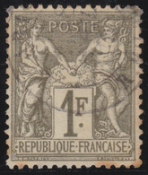 France   .   Y&T  .   72      .     O    .    Oblitéré - 1876-1878 Sage (Type I)