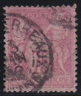 France   .   Y&T  .   81  (2 Scans)        .     O    .    Oblitéré - 1876-1898 Sage (Type II)