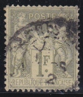 France   .   Y&T  .   82      .     O    .    Oblitéré - 1876-1898 Sage (Tipo II)