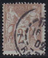 France   .   Y&T  .   105  (2 Scans)        .     O    .    Oblitéré - 1898-1900 Sage (Tipo III)