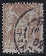 France   .   Y&T  .   105  (2 Scans)        .     O    .    Oblitéré - 1898-1900 Sage (Type III)