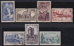 France     .   Y&T    .    388/397    .      O  (388:  * )     .     Oblitéré - Used Stamps