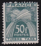 France     .   Y&T    .     Taxe   88     .     **       .    Neuf Avec Gomme Et SANS Charnière - 1859-1959 Nuovi