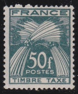 France     .   Y&T    .     Taxe   88     .     **       .    Neuf Avec Gomme Et SANS Charnière - 1859-1959 Neufs