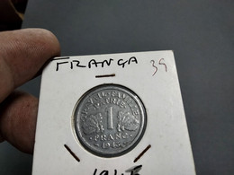 FRANCE 1 FRANC 1943 KM# 902.1 (G#33-39) - 1 Franc