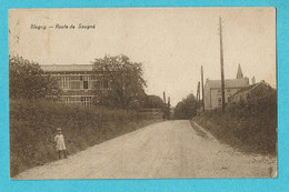 * Blegny (Liège - Luik - La Wallonie) * (Editeur Comblain Leveaux) Route De Sougné, Enfant, Animée, Old, Rare - Blégny